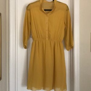 Mustard Dress